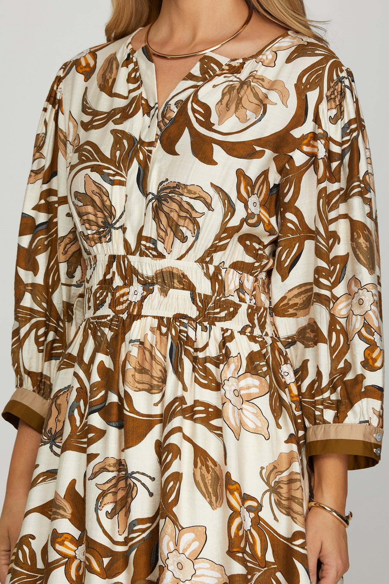 Color Block Midi Dress