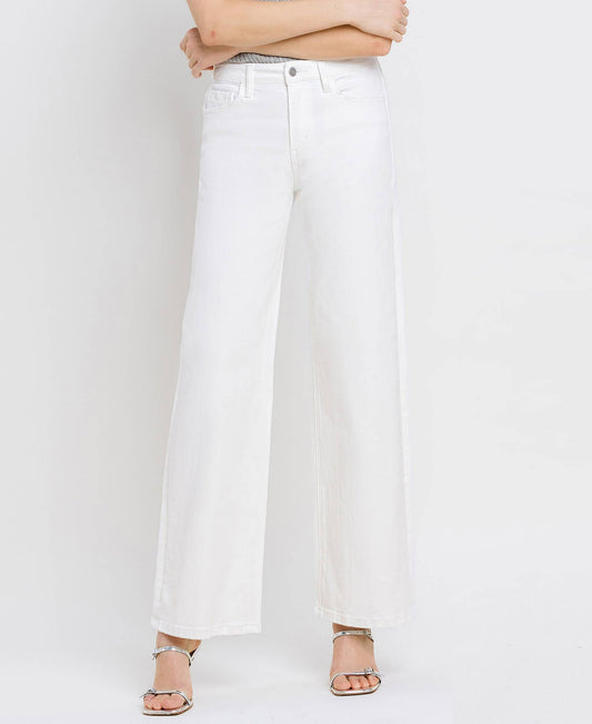 HIGH RISE WIDE LEG JEANS
