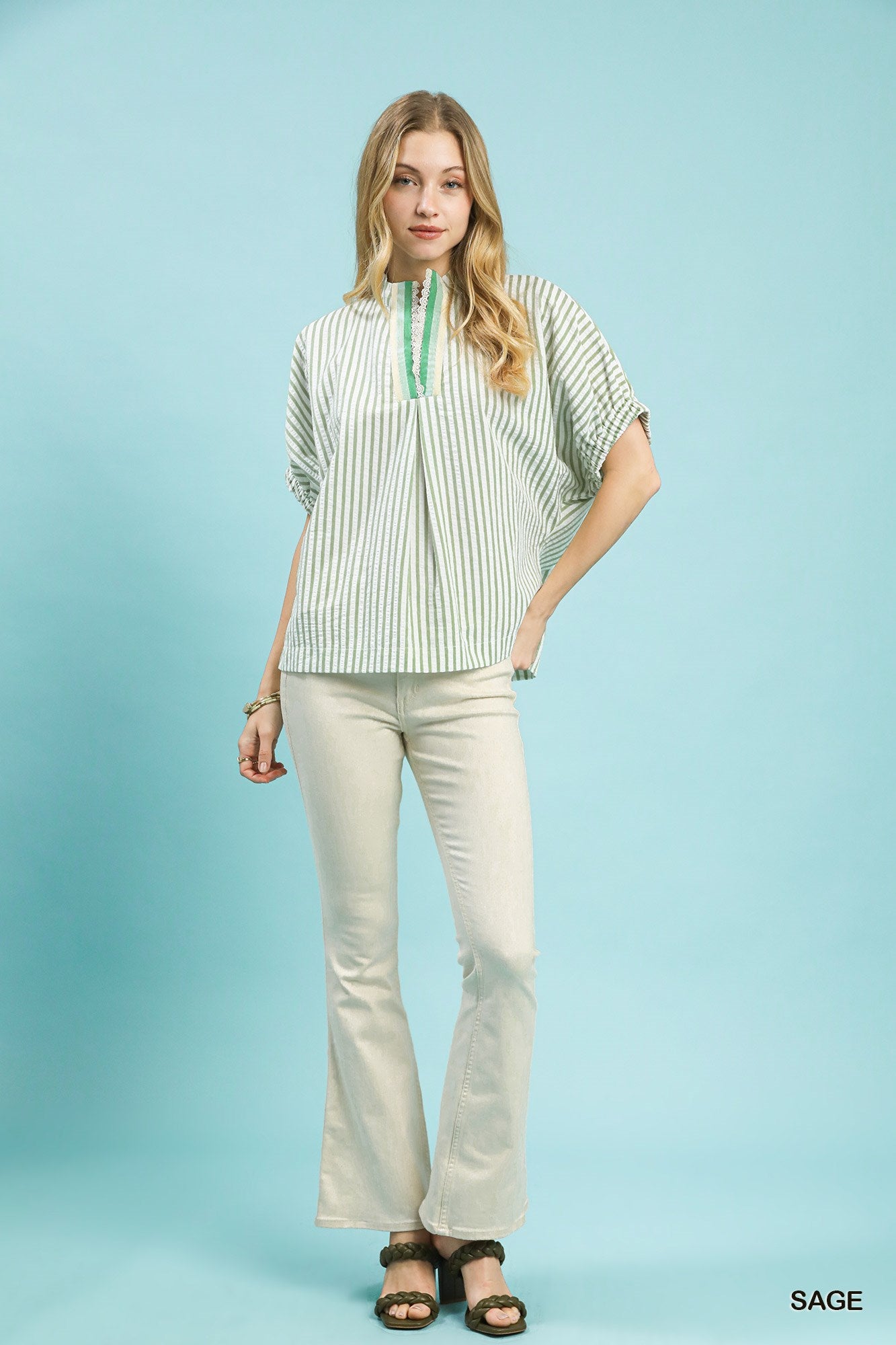 Lace Trim Top