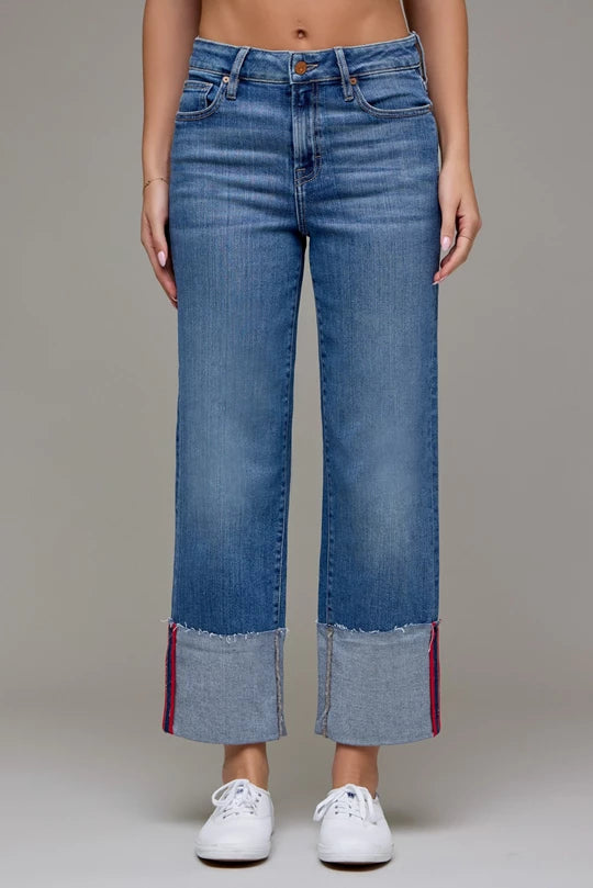 Ella Red Stripe Jean