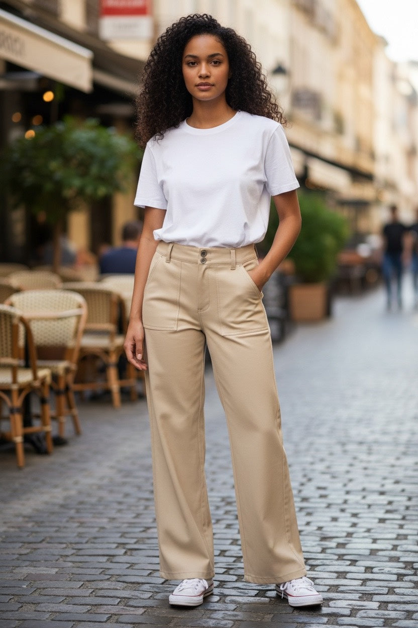 Front Patch Pants