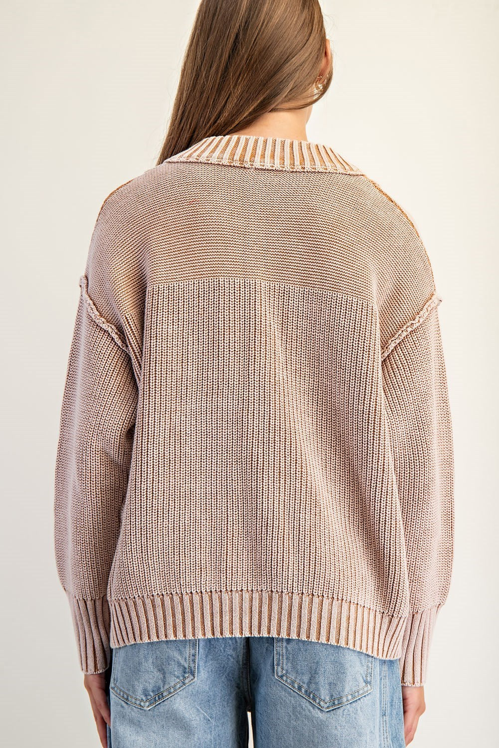 Washed Walnut Sweater
