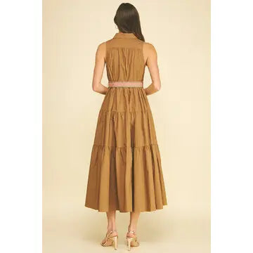 Tiered Midi Dress