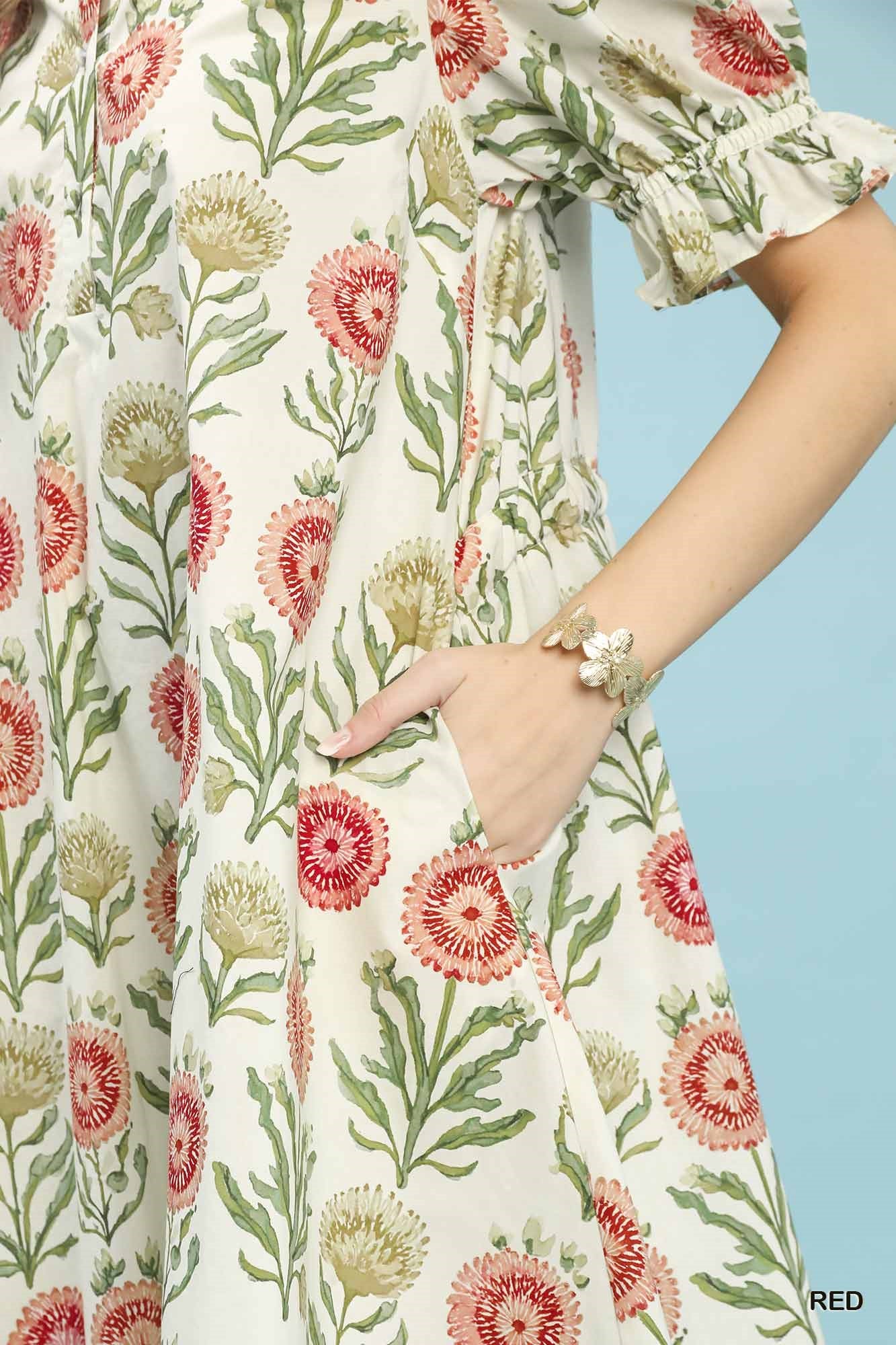 Flower Print Dress