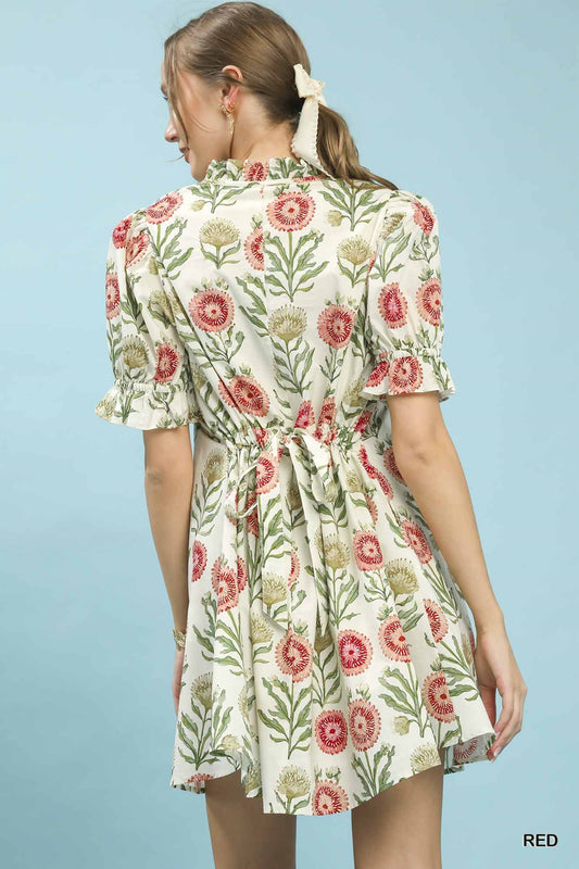 Flower Print Dress