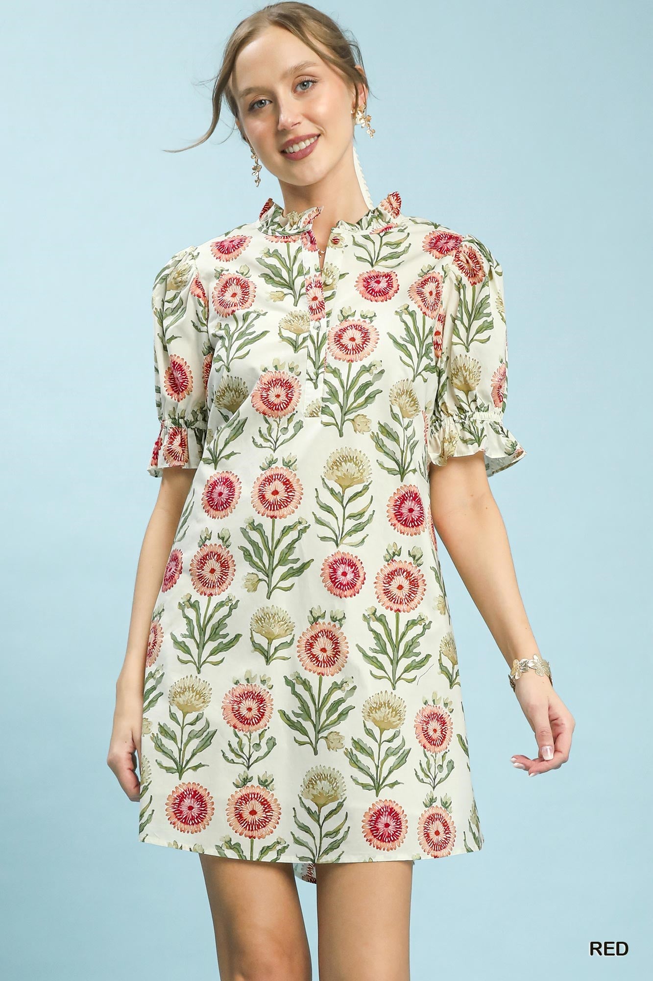 Flower Print Dress