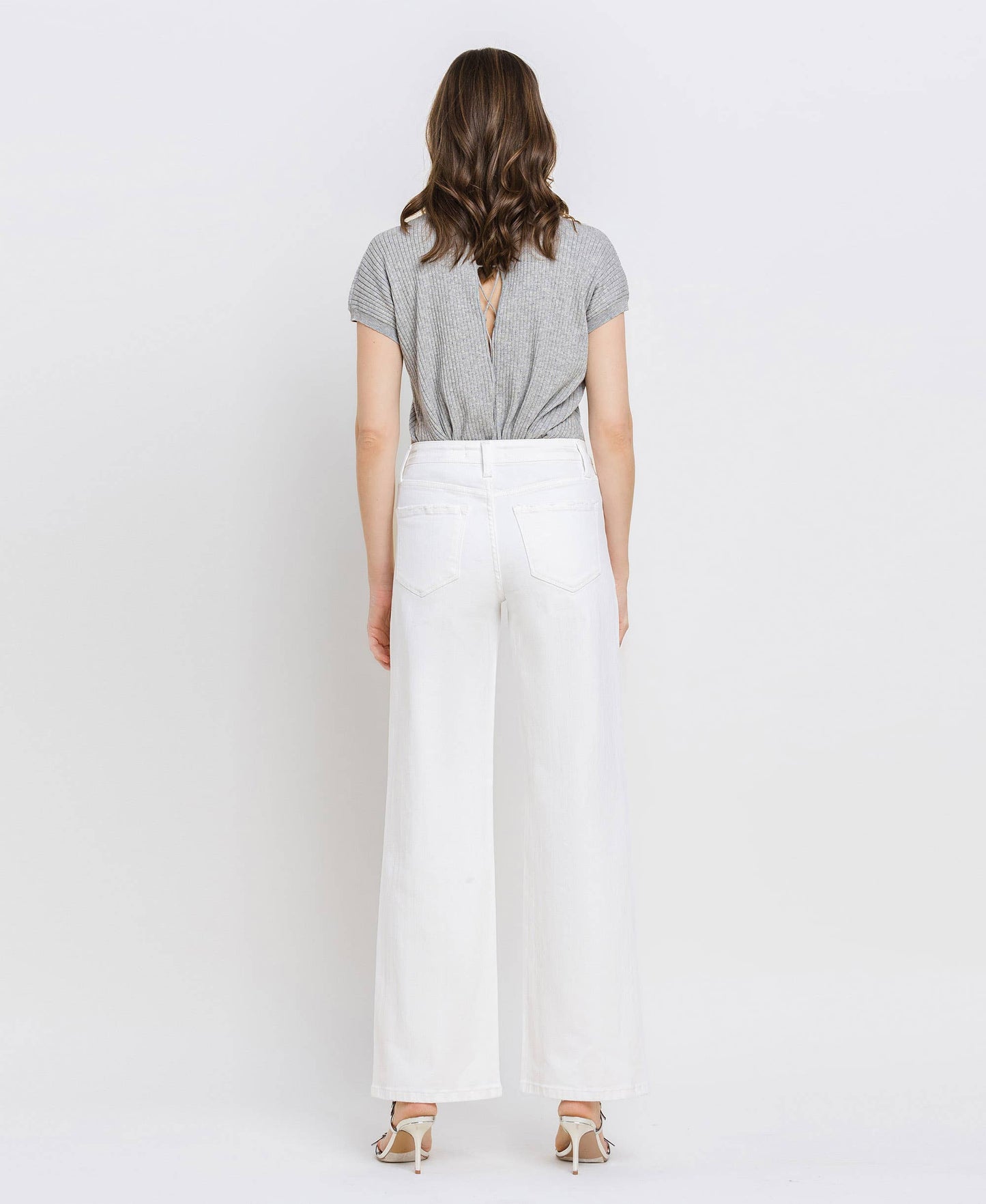 HIGH RISE WIDE LEG JEANS