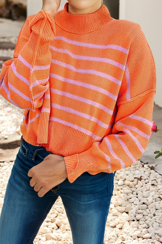 Ribbed Tennessee Orange Sweater