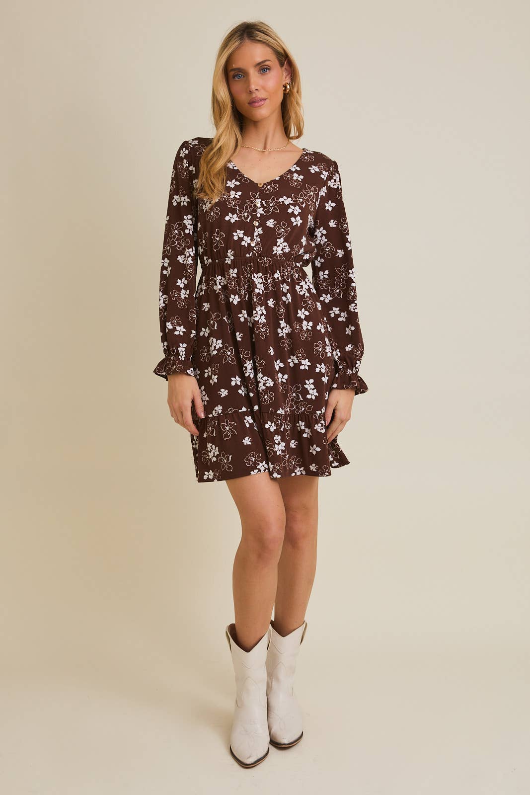 FLORAL PRINT DRESS