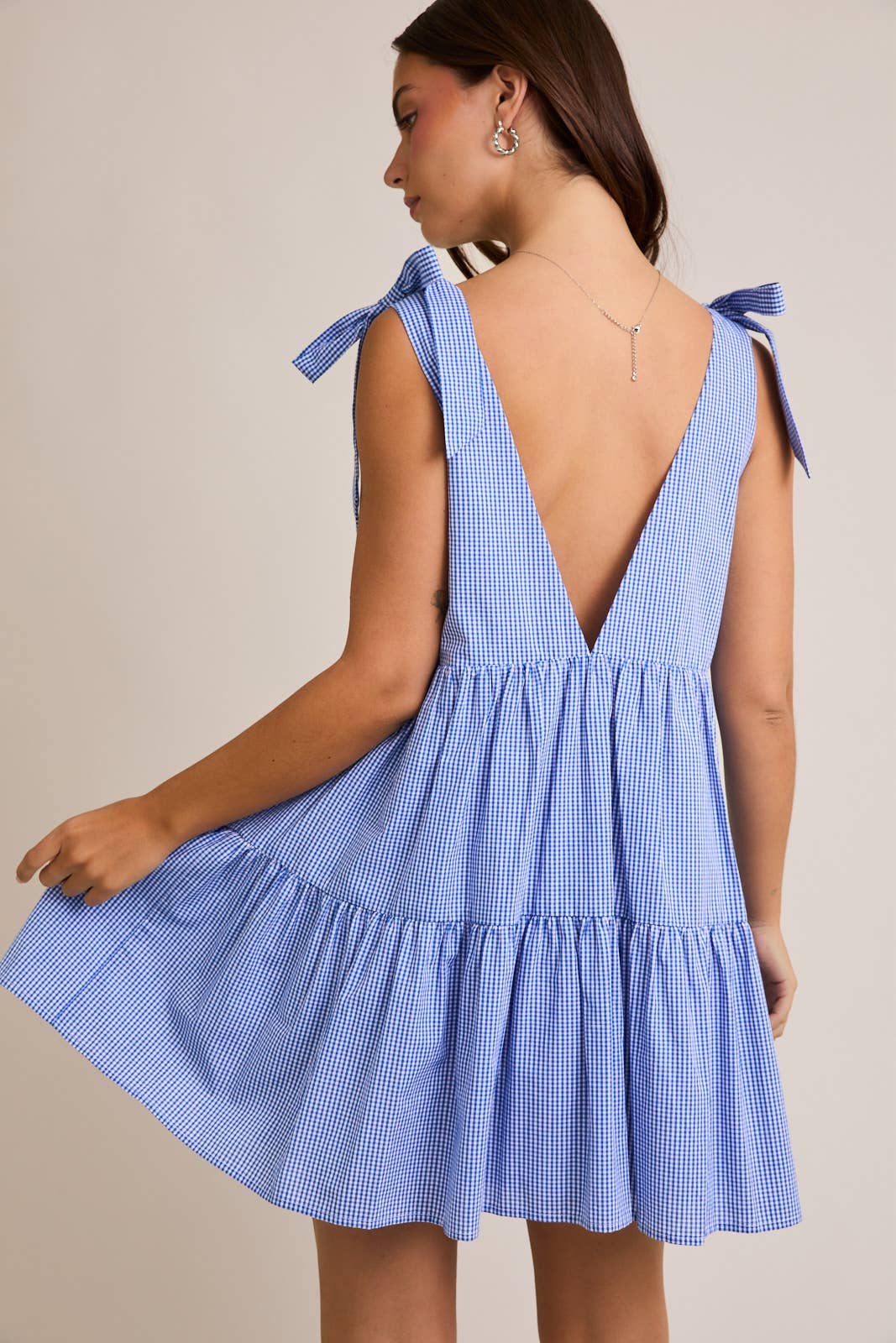 Gingham Mini Dress