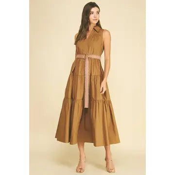 Tiered Midi Dress