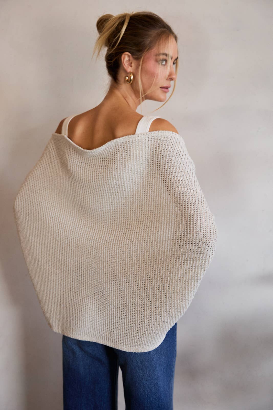 LONG SLEEVE DOLMAN CARDIGAN