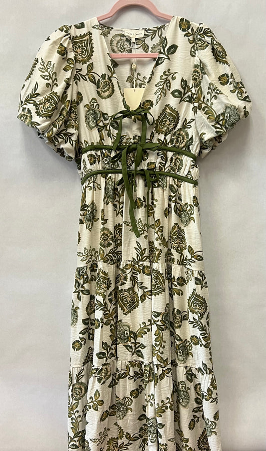 Olive Floral Maxi