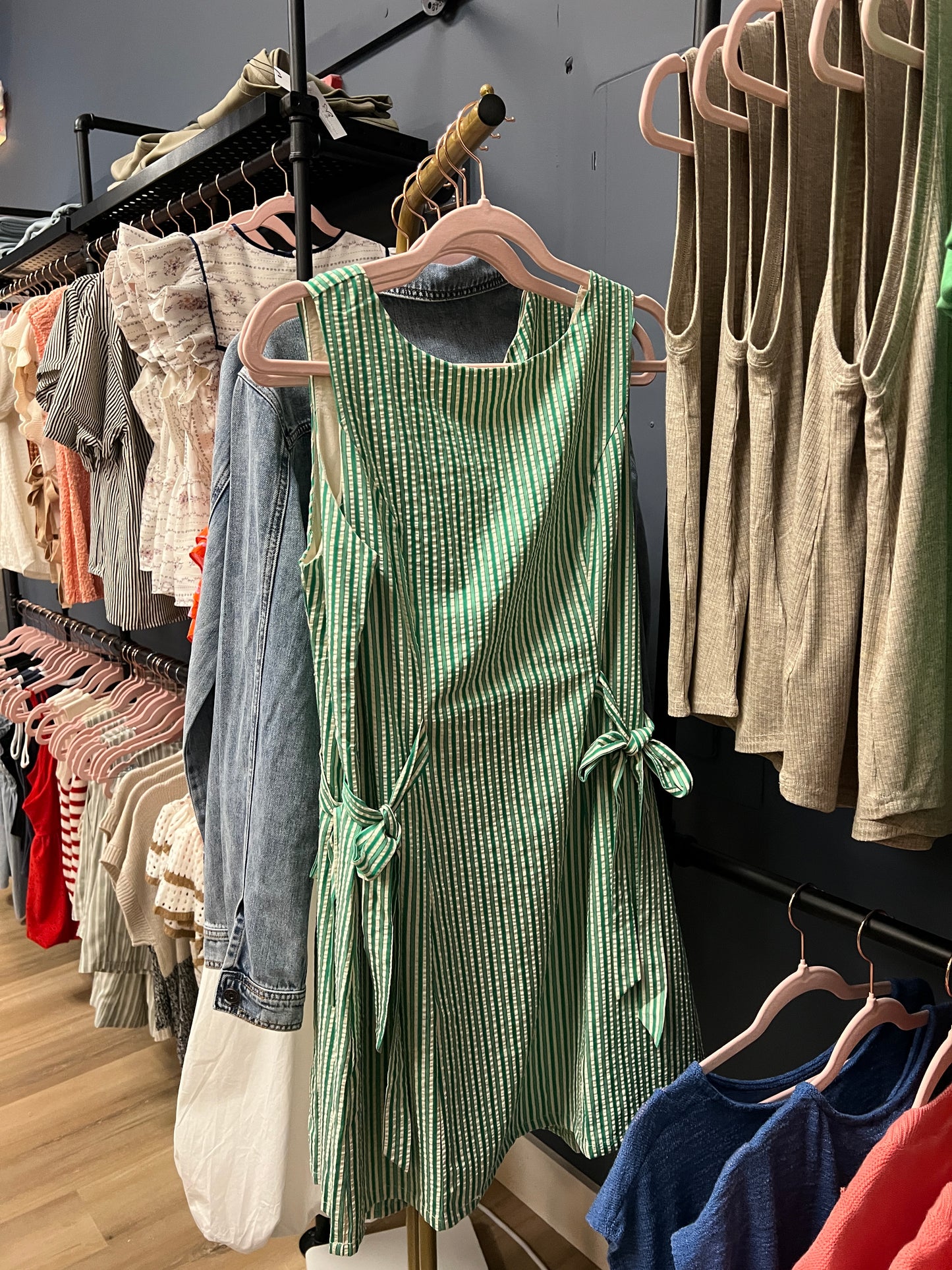 Springtime Green Mini Dress