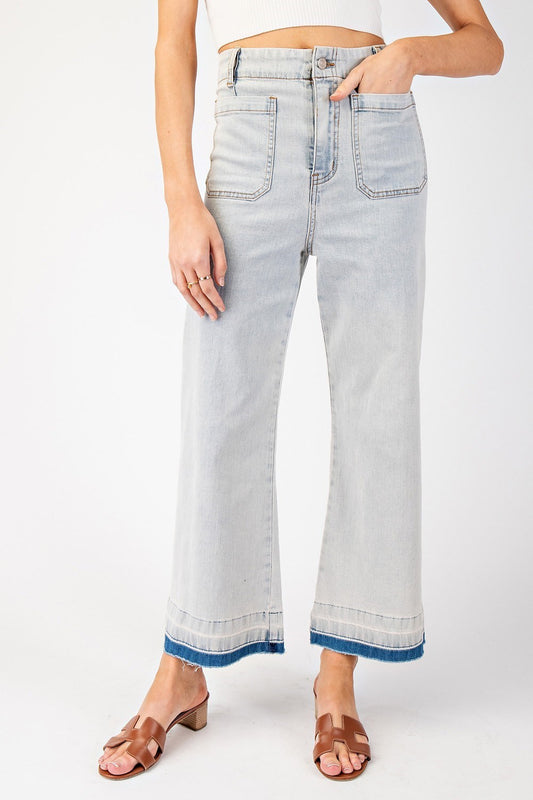 Mineral Washed Denim Pants