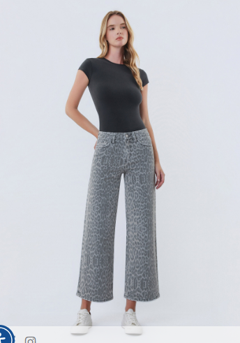 Olivia Leopard jean