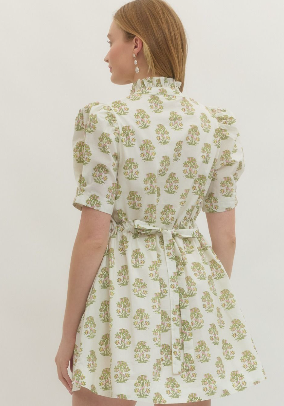 Floral Puff Sleeve Dress