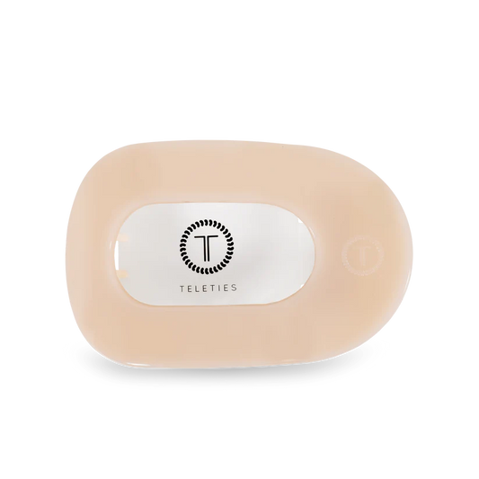 Almond Beige Flat Clip Teletie