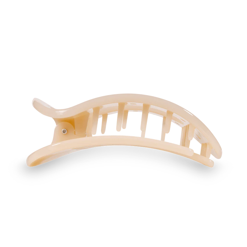 Almond Beige Flat Clip Teletie