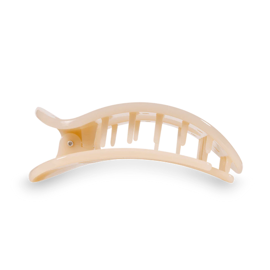 Almond Beige Flat Clip Teletie