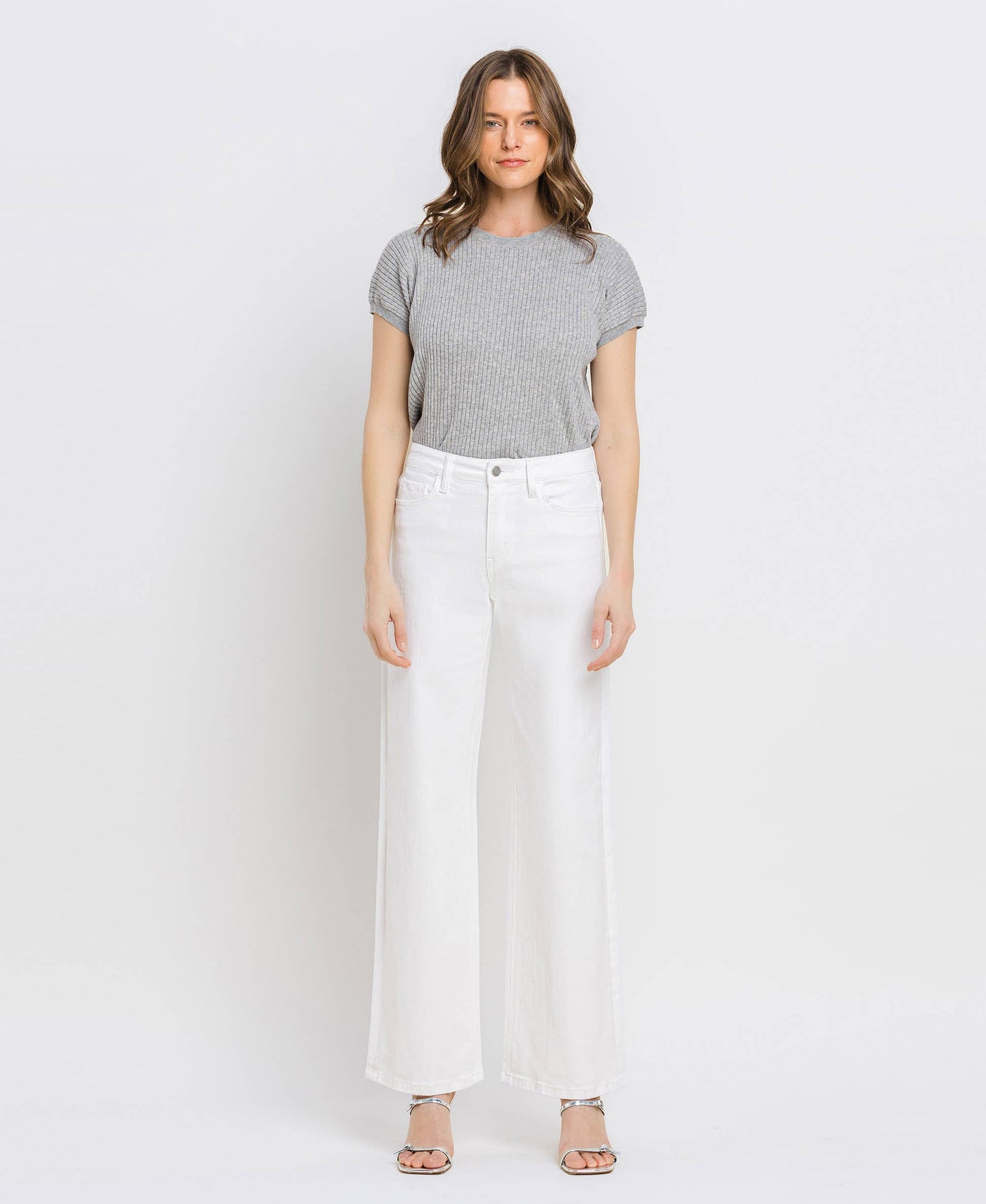 HIGH RISE WIDE LEG JEANS