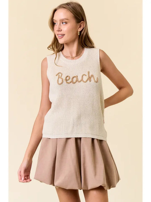 Beach Sweater Top
