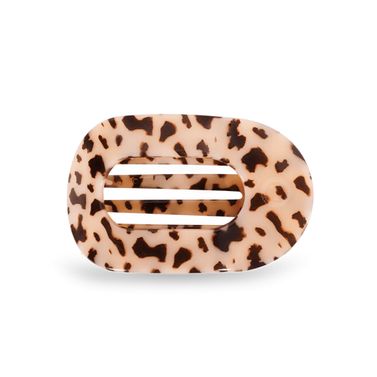 Blonde Tortoise Flat Clip Teletie