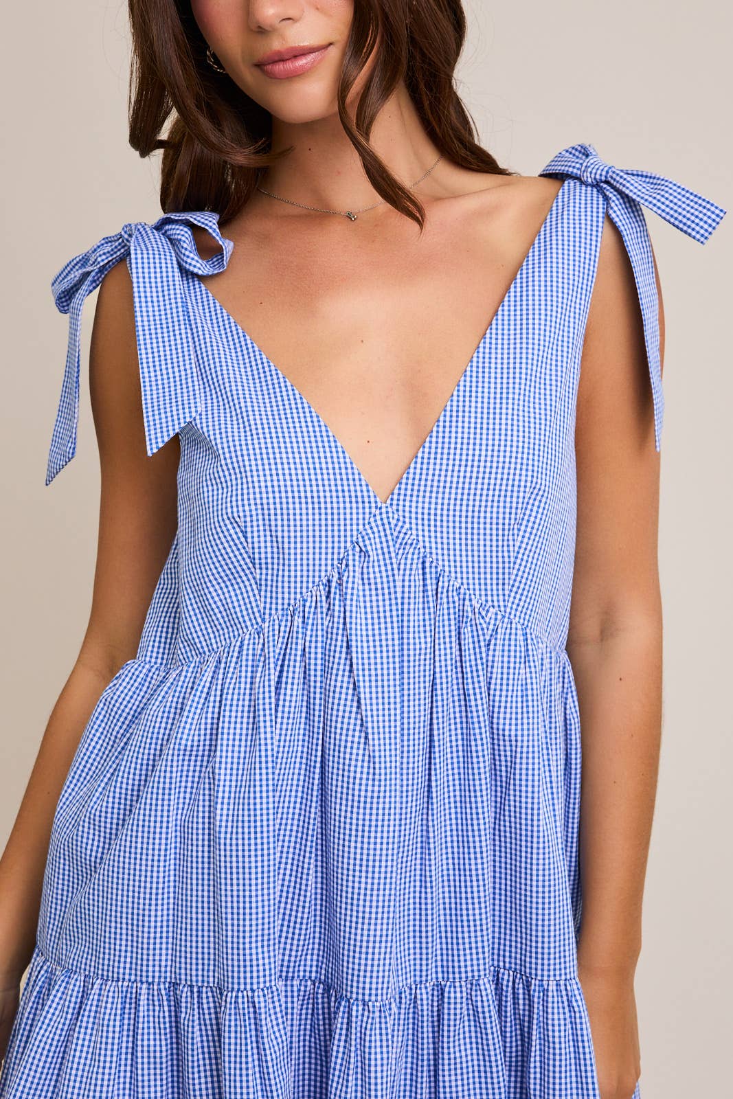 Gingham Mini Dress
