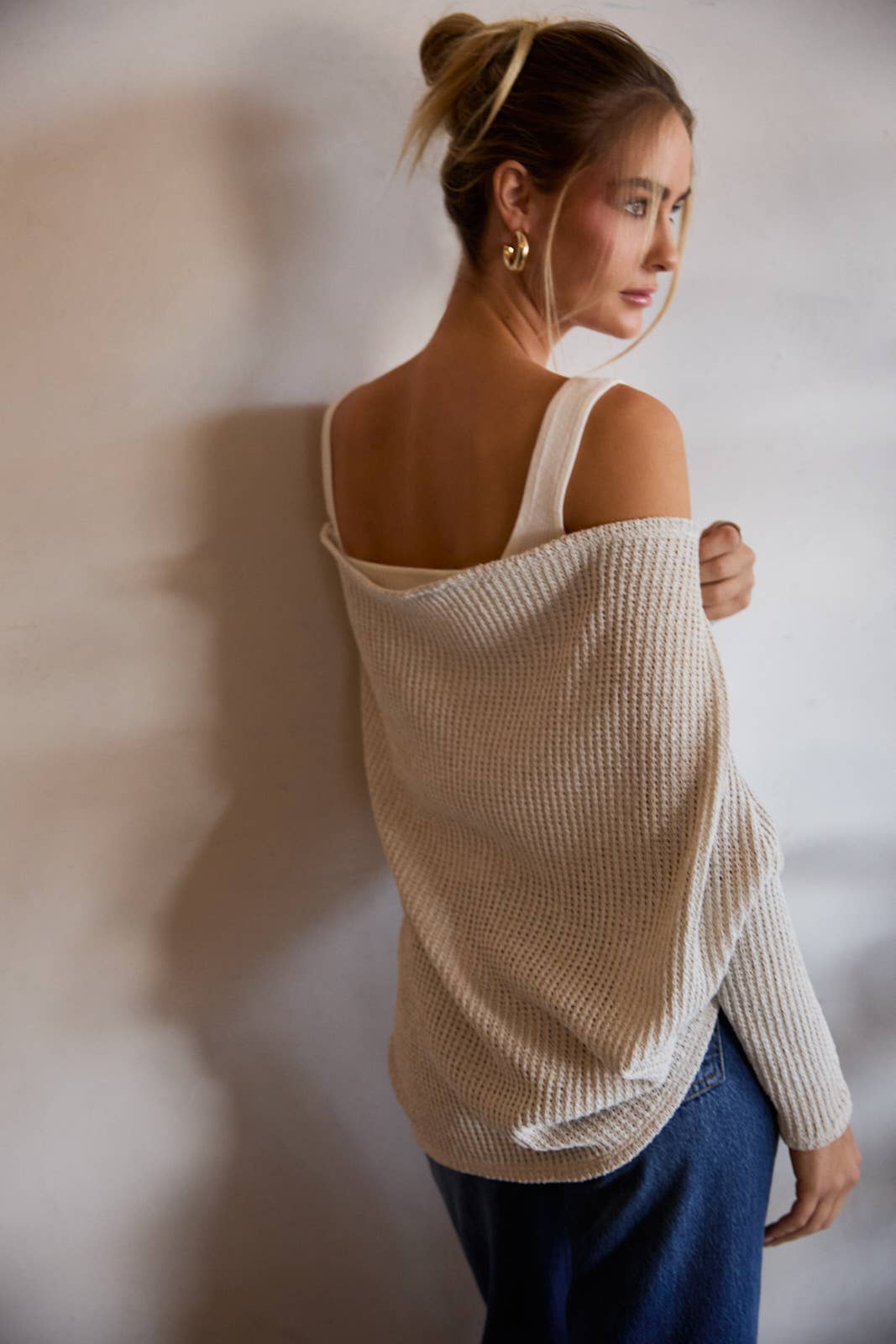 LONG SLEEVE DOLMAN CARDIGAN