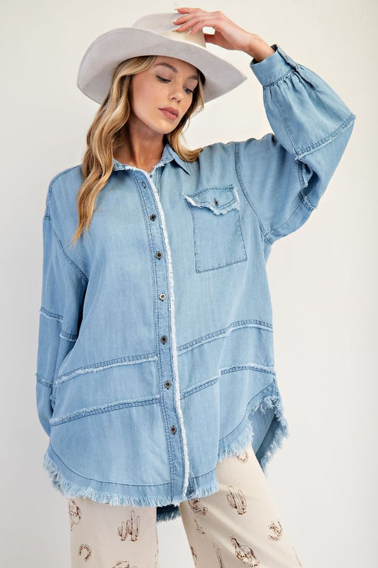 Button Down Chambray