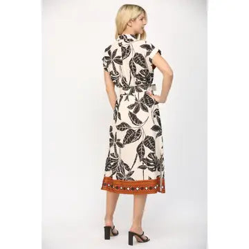 Tropical Linen Dress